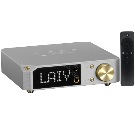 LAiV Crescendo VERSE (Silver / Srebrny) - Zbalansowany Przetwornik Cyfrowo-Analogowy (DAC) R2R, Wzmacniacz Słuchawkowy (AMP) i Przedwzmacniacz (Pre-AMP)
