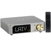 LAiV Crescendo VERSE (Silver / Srebrny) - Zbalansowany Przetwornik Cyfrowo-Analogowy (DAC) R2R, Wzmacniacz Słuchawkowy (AMP) i Przedwzmacniacz (Pre-AMP)