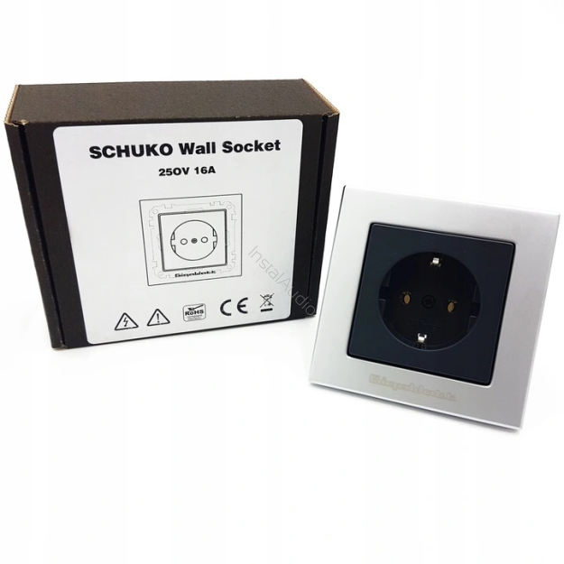 GigaWatt G-044 SCHUKO - Gniazdo ścienne Schuko (EU) - Raty 20x0% - Darmowa dostawa od 100 zł - PayPo - Leasing - Odsłuchy Konin - Specjalna oferta!