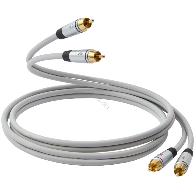 QED PERFORMANCE Audio RCA Interconnect - 2x1.5m - (QE7704) - Przewód Analogowy (2RCA - 2RCA)