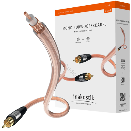 IN-AKUSTIK Star Mono Sub - 3.0m - Przewód Subwooferowy - Raty 20x0% - Darmowa dostawa od 50 zł - PayPo - Leasing - Odsłuchy Konin - Specjalna oferta!