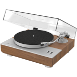 Unitra Gramofon z napędem bezpośrednim GSH-801 Edmund (Srebrny / Orzech amerykański) - 3