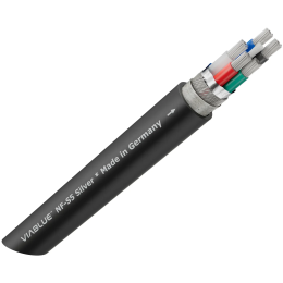 VIABLUE NF-S5 Silver (Phono Cable) - Przewód Gramofonowy (na metry)