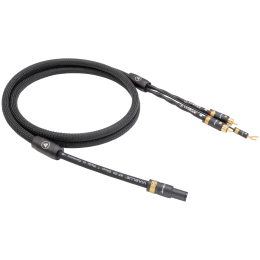 VIABLUE NF-S5 T8 5PIN DIN SME / RCA (Black) - 1.0m - Przewód Gramofonowy (5PIN DIN SME - 2RCA z żyłą uziemiającą)