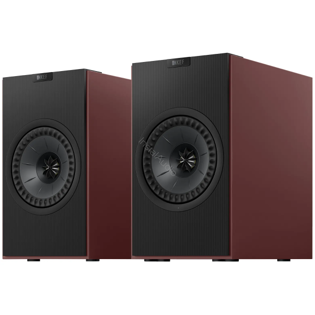 KEF Coda W (Vintage Burgundy) - Aktywne Kolumny Podstawkowe