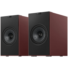 KEF Coda W (Vintage Burgundy) - Aktywne Kolumny Podstawkowe