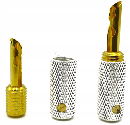 Wireworld Uni-Term Gold Banana with socket - Wtyk bananowy (1 sztuka) - Raty 20x0% - Darmowa dostawa od 50 zł - PayPo - Leasing - Odsłuchy Konin - Specjalna oferta!