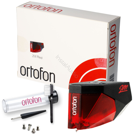 Ortofon 2M Red + Akcesoria - Wkładka gramofonowa typu MM z akcesoriami Ortofon (Oryginalne) - Specjalne Kody Rabatowe - Instal Audio Konin