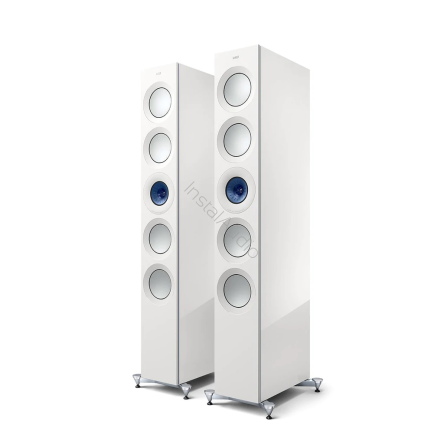 KEF Reference 5 Meta High-Gloss White/Blue - Raty 20x0% - Darmowa dostawa od 50 zł - PayPo - Leasing - Odsłuchy Konin - Specjalna oferta!