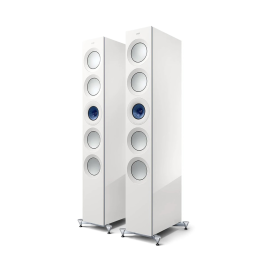 KEF Reference 5 Meta High-Gloss White/Blue - Raty 20x0% - Darmowa dostawa od 50 zł - PayPo - Leasing - Odsłuchy Konin - Specjalna oferta!