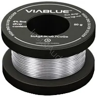 VIABLUE Silver Solder 50 g - Cyna Lutownicza (Srebro 4%) - Raty 20x0% - Darmowa dostawa od 100 zł - PayPo - Leasing - Odsłuchy Konin - Specjalna oferta!