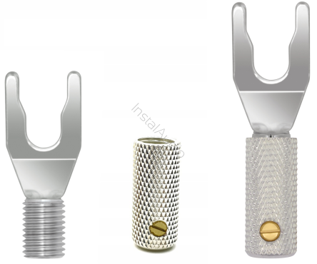 Wireworld Uni-Term Silver Spade with socket - Posrebrzany wtyk widełkowy (1 sztuka) - Raty 20x0% - Darmowa dostawa od 50 zł - PayPo - Leasing - Odsłuchy Konin - Specjalna oferta!