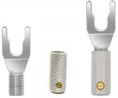 Wireworld Uni-Term Silver Spade with socket - Posrebrzany wtyk widełkowy (1 sztuka) - Raty 20x0% - Darmowa dostawa od 100 zł - PayPo - Leasing - Odsłuchy Konin - Specjalna oferta!