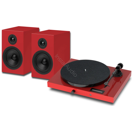 Pro-Ject Juke Box E1 HiFi Set (Czerwony / High-gloss Red)