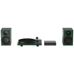 Pro-ject Colourful Audio System E (Satin Green / Zielony Satyna) - Kompletny Gramofonowy Zestaw Stereo - Raty 20x0% - Darmowa dostawa od 50 zł - PayPo - Leasing - Odsłuchy Konin - Specjalna oferta!