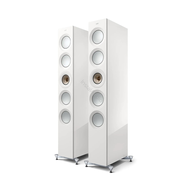 KEF Reference 5 Meta High-Gloss White/Champagne - Raty 20x0% - Darmowa dostawa od 100 zł - PayPo - Leasing - Odsłuchy Konin - Specjalna oferta!