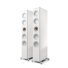 KEF Reference 5 Meta High-Gloss White/Champagne - Raty 20x0% - Darmowa dostawa od 50 zł - PayPo - Leasing - Odsłuchy Konin - Specjalna oferta!