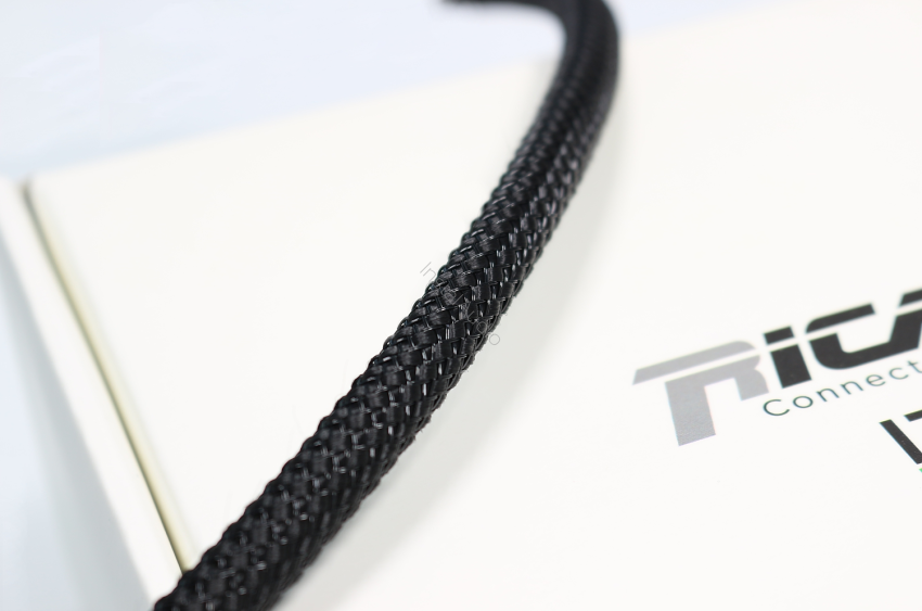 Ricable Custom Oplot BB08 Black/Black - na kabel o średnicy 4-10 mm - Raty 20x0% - Darmowa dostawa od 100 zł - PayPo - Leasing - Odsłuchy Konin - Specjalna oferta!
