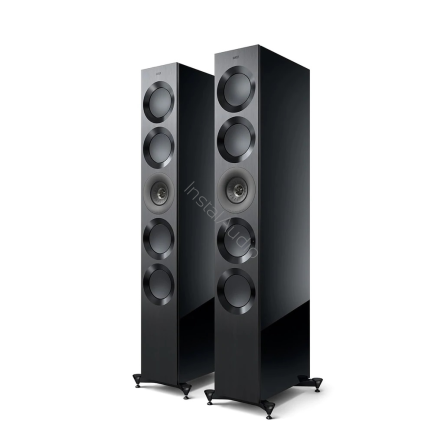 KEF Reference 5 Meta High-Gloss Black/Grey - Raty 20x0% - Darmowa dostawa od 50 zł - PayPo - Leasing - Odsłuchy Konin - Specjalna oferta!