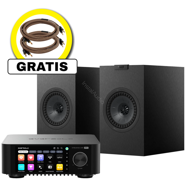 EverSolo PLAY / CD Edition + KEF Q1 Meta (Gratis Proson Speaker) - Kompletny Zestaw Stereo (All-in-One) - Raty 20x0% - Darmowa dostawa od 100 zł - PayPo - Leasing - Odsłuchy Konin - Specjalna oferta!