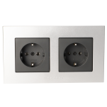GigaWatt G-044 SCHUKO Duplex - Podwójne gniazdo ścienne Schuko (EU) - Raty 20x0% - Darmowa dostawa od 100 zł - PayPo - Leasing - Odsłuchy Konin - Specjalna oferta! - 2