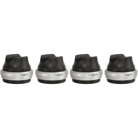 VIABLUE UFO DOME Cable Lifters (Silver) - Podstawki pod Kable (4 szt.) - Raty 20x0% - Darmowa dostawa od 50 zł - PayPo - Leasing - Odsłuchy Konin - Specjalna oferta!