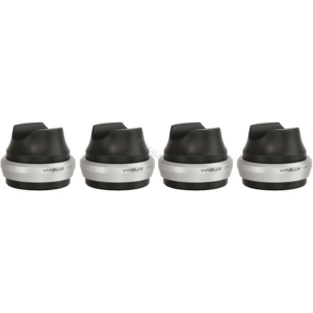 VIABLUE UFO DOME Cable Lifters (Silver) - Podstawki pod Kable (4 szt.) - Raty 20x0% - Darmowa dostawa od 100 zł - PayPo - Leasing - Odsłuchy Konin - Specjalna oferta!