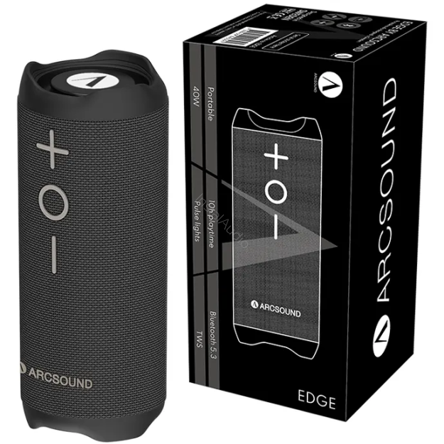 ARCSOUND Edge (Black / Czarny) - Przenośny głośnik Bluetooth