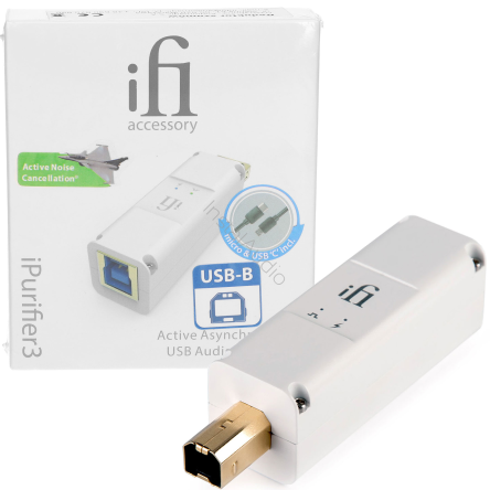 iFi Audio iPurifier3 (USB 3.0 Typ-B > USB 2.0 Typ-B) - Reduktor szumów USB - Raty 20x0% - Darmowa dostawa od 50 zł - PayPo - Leasing - Odsłuchy Konin - Specjalna oferta!