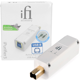 iFi Audio iPurifier3 (USB 3.0 Typ-B > USB 2.0 Typ-B) - Reduktor szumów USB - Raty 0% - Specjalne Kody Rabatowe - Instal Audio Konin