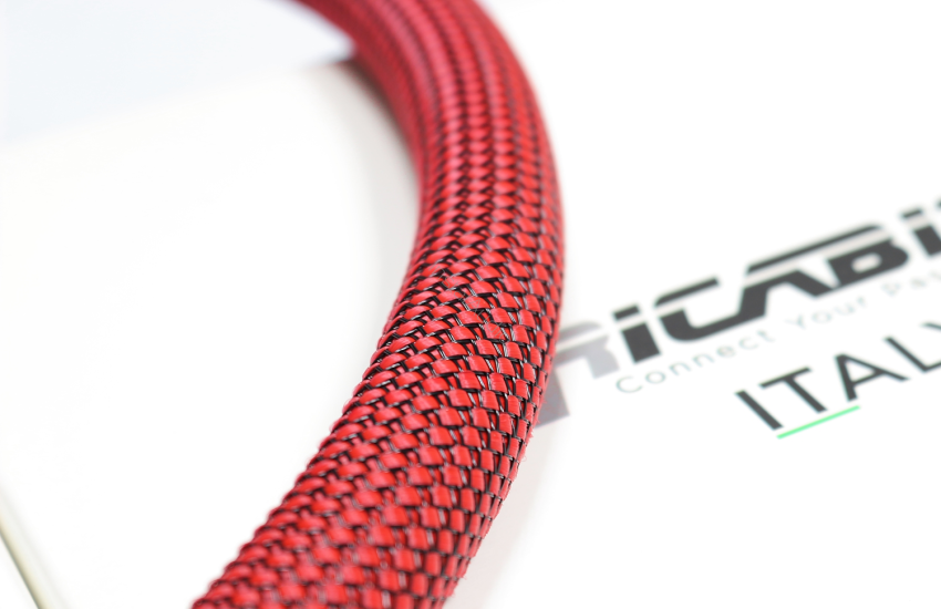 Ricable Custom Oplot RB20 Red/Black - na kabel o średnicy 16-22 mm - Raty 20x0% - Darmowa dostawa od 100 zł - PayPo - Leasing - Odsłuchy Konin - Specjalna oferta!