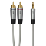 QED PERFORMANCE J2P - 3.0m - (QE7737) - Przewód Analogowy (Mini-Jack 3.5mm - 2RCA) - 2