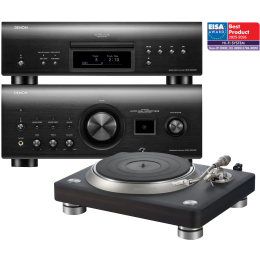 Denon PMA-3000NE, DCD-3000NE, DP-3000NE (Black / Czarny) - Zestaw Stereo z Gramofonem