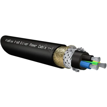 VIABLUE X-60 Silver (Power Cable) - Przewód Zasilający (na metry) - Raty 20x0% - Darmowa dostawa od 50 zł - PayPo - Leasing - Odsłuchy Konin - Specjalna oferta!