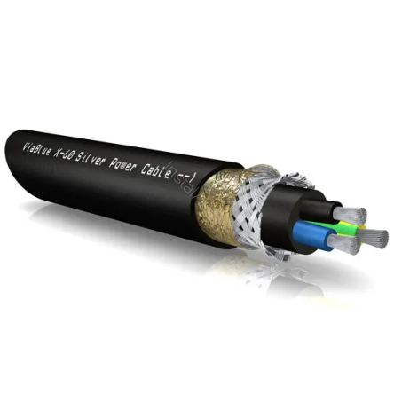 VIABLUE X-60 Silver Power Cable - Przewód Zasilający na metry - Cena za 1 mb - Raty 20x0% - Darmowa dostawa od 50 zł - PayPo - Leasing - Odsłuchy Konin - Specjalna oferta!