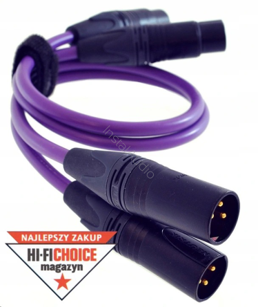 Melodika Purple Rain MD2X05 - 2x0.5m - Kabel 2XLR-2XLR - Raty 20x0% - Darmowa dostawa od 50 zł - PayPo - Leasing - Odsłuchy Konin - Specjalna oferta!