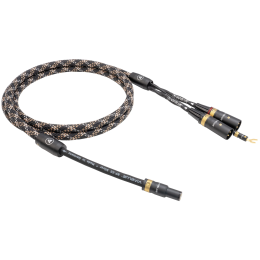 VIABLUE NF-S5 T8 5PIN DIN SME / XLR (Cobra) - 1.0m - Przewód Gramofonowy (5PIN DIN SME - 2XLR z żyłą uziemiającą)