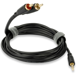 QED Connect 3.5mm Jack to Phono - 0.75m - (QE8111) - Raty 20x0% - Darmowa dostawa od 50 zł - PayPo - Leasing - Odsłuchy Konin - Specjalna oferta!