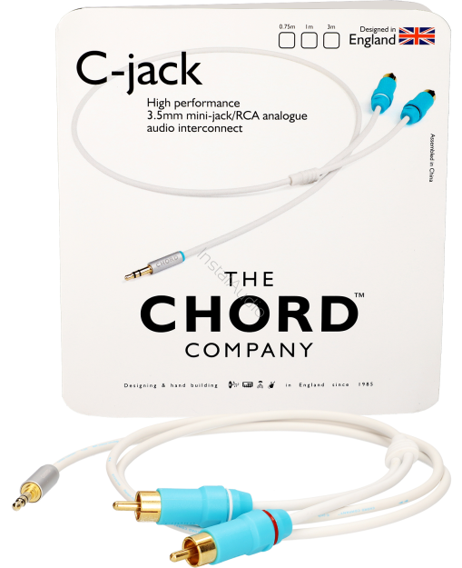 Chord Company C-jack mini-jack/RCA Analogue Interconnect - 0.75m - Przewód Analogowy - Raty 20x0% - Darmowa dostawa od 100 zł - PayPo - Leasing - Odsłuchy Konin - Specjalna oferta!