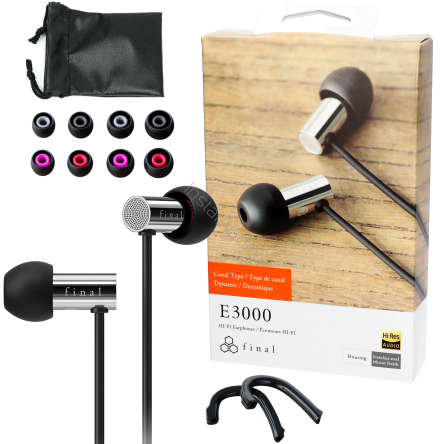 Final Audio E3000 - Słuchawki dokanałowe przewodowe - Raty 20x0% - Darmowa dostawa od 50 zł - PayPo - Leasing - Odsłuchy Konin - Specjalna oferta!