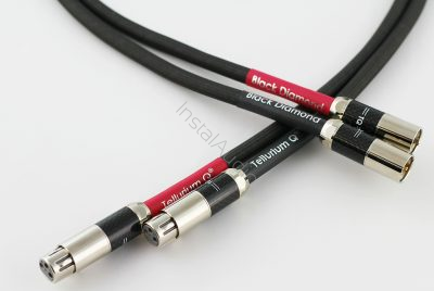 Tellurium Q Black Diamond XLR Cable - 2x2.0m - Interkonekt analogowy XLR - Raty 20x0% - Darmowa dostawa od 100 zł - PayPo - Leasing - Odsłuchy Konin - Specjalna oferta!