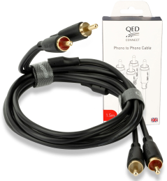 QED Connect Phono to Phono - 2x1.5m - (QE8104) - Raty 20x0% - Darmowa dostawa od 50 zł - PayPo - Leasing - Odsłuchy Konin - Specjalna oferta!