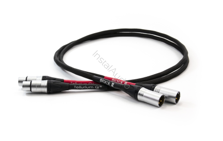 Tellurium Q Black II XLR Cable - 2x1.0m - Interkonekt analogowy XLR - Raty 0% - Specjalne Kody Rabatowe - Instal Audio Konin