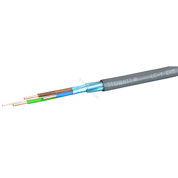 GigaWatt LC-Y EVO 3X4 - Ekranowany Kabel Instalacyjny - Cena za 1 mb - Raty 20x0% - Darmowa dostawa od 100 zł - PayPo - Leasing - Odsłuchy Konin - Specjalna oferta!