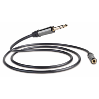 QED Performance Headphone Extension Graphite - 5.0m - (QE7307) - Przedłużacz duży Jack stereo 6.3mm - Raty 20x0% - Darmowa dostawa od 100 zł - PayPo - Leasing - Odsłuchy Konin - Specjalna oferta!