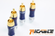 Ricable Custom RNU - Wtyki RCA Hi-Fi - 4 sztuki - Raty 20x0% - Darmowa dostawa od 50 zł - PayPo - Leasing - Odsłuchy Konin - Specjalna oferta! - 4