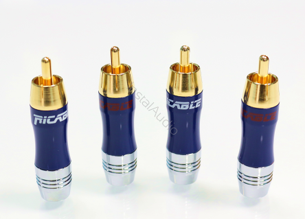 Ricable Custom RNU - Wtyki RCA Hi-Fi - 4 sztuki - Raty 0% - Instal Audio Konin