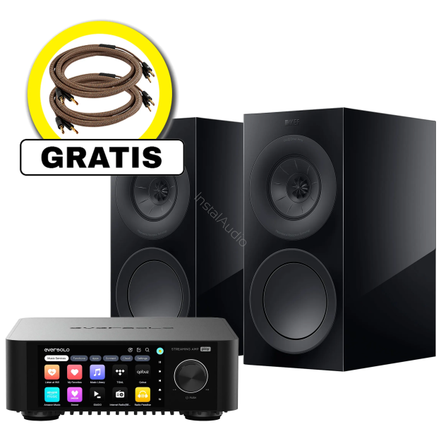 EverSolo PLAY / CD Edition + KEF R3 Meta (Gratis Proson Speaker) - Kompletny Zestaw Stereo (All-in-One) - Raty 20x0% - Darmowa dostawa od 100 zł - PayPo - Leasing - Odsłuchy Konin - Specjalna oferta!