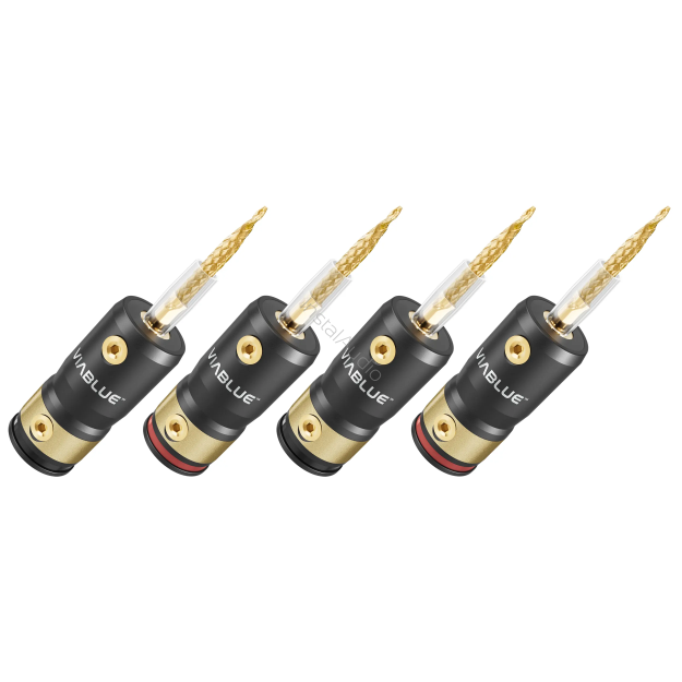 VIABLUE T8 Flexible Pins Plugs - Wtyki z Elastycznymi Pinami (4 szt.)