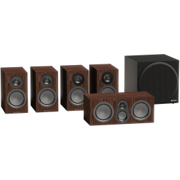 Monitor Audio Silver 50 5.1 AV System 8G (European Walnut / Orzech) - Zestaw Kolumn Kina Domowego 5.1